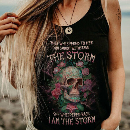 I AM THE STORM SKULL ROSE ALL OVER PRINT - YHDU1704231
