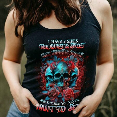 I HAVE 3 SIDES SKULL ROSES ALL OVER PRINT - TLTR2404232
