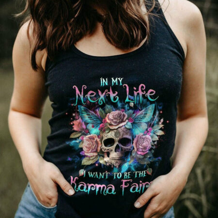 KARMA FAIRY SKULL ROSE ALL OVER PRINT - YHHG0604231