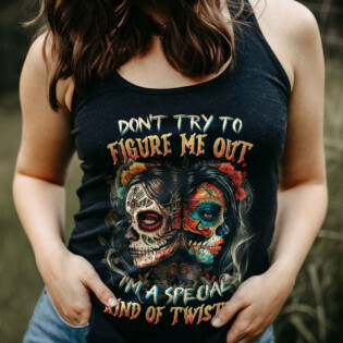DON'T TRY TO FIGURE ME OUT SUGAR SKULL ALL OVER PRINT - TLNZ1004231