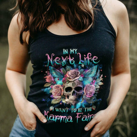 KARMA FAIRY SKULL ROSE ALL OVER PRINT - YHHG0604231