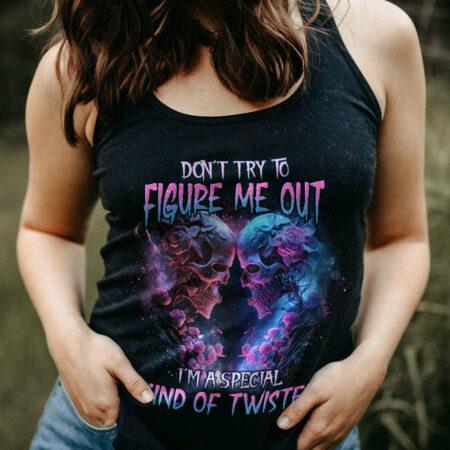 DON'T TRY TO FIGURE ME OUT SKELETON ROSE ALL OVER PRINT - TLNO1104232