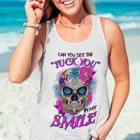 CAN YOU SEE THE F YOU SUGAR SKULL ALL OVER PRINT - TLTR2903234