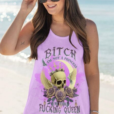I'M THE F QUEEN SKULL MOON ALL OVER PRINT - TLNT2404231