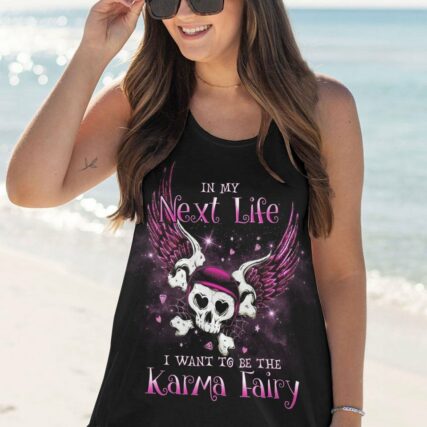 KARMA FAIRY SKULL WINGS BONES ALL OVER PRINT - TLNO2703231