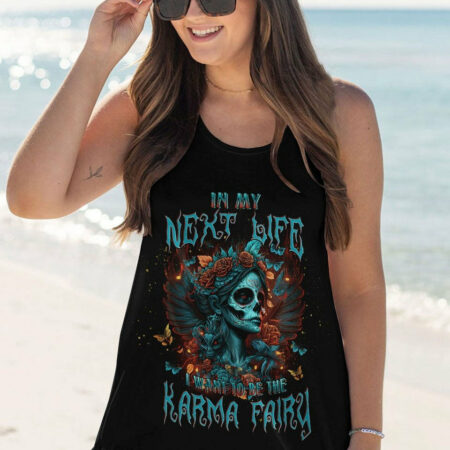 KARMA FAIRY SUGAR SKULL WINGS ALL OVER PRINT - TLNT1104232