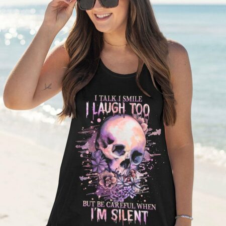 I TALK I SMILE I LAUGH SKULL ALL OVER PRINT - YHHG3003233