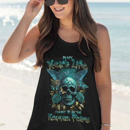 KARMA FAIRY SKULL BUTTERFLY ALL OVER PRINT - TLTR2403234