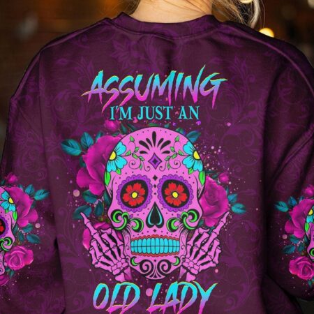 I'M JUST AN OLD LADY ALL OVER PRINT - YHHG2203231