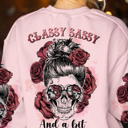 CLASSY SASSY MESSY BUN ALL OVER PRINT - TLTR1904234