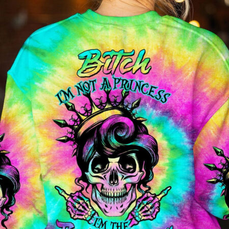 I'M THE F QUEEN TIE DYE ALL OVER PRINT - TLTW1404234