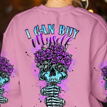 I CAN BUY MYSELF FLOWERS ROSE SKULL ALL OVER PRINT - TLTR2303232