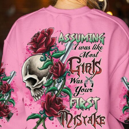 ASSUMING I WAS LIKE MOST GIRLS WINGS SKULL ALL OVER PRINT - TLNO2103232