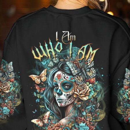 I AM WHO I AM SUGAR SKULL ALL OVER PRINT - TLTR1803233