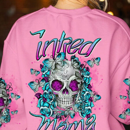 INKED MAMA TATTOOED SKULL ALL OVER PRINT - TLNO2104233