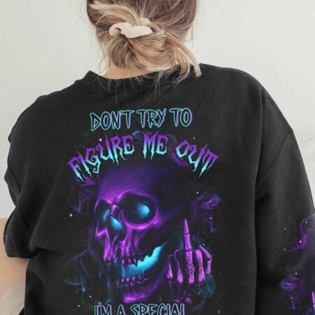 DON'T TRY TO FIGURE ME OUT ALL OVER PRINT - YHLN0405232