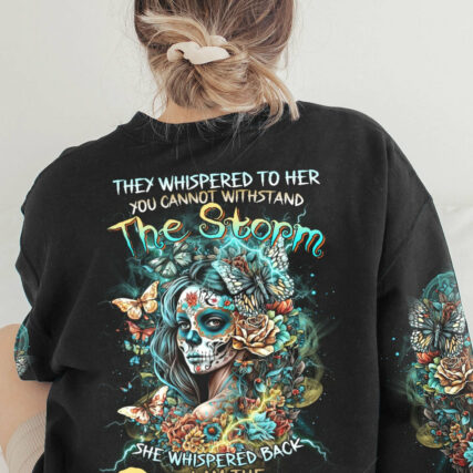 I AM THE STORM SUGAR SKULL GIRL ALL OVER PRINT - TLTR0604236