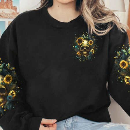 I'M MOSTLY PEACE LOVE AND LIGHT SUNFLOWER ALL OVER PRINT - YHHG1704231