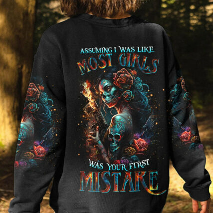 ASSUMING I WAS LIKE MOST GIRLS SUGAR SKULL G ALL OVER PRINT - TLTR0504231
