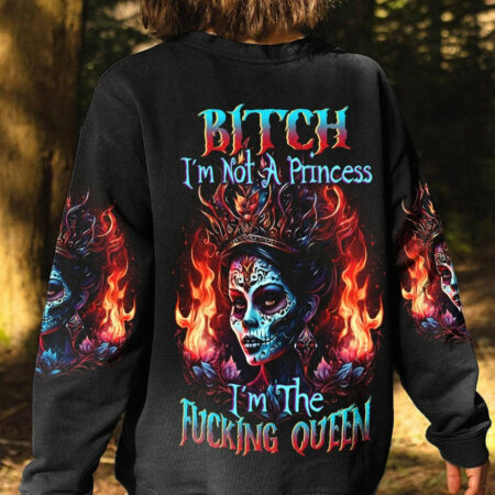 I'M THE F QUEEN SUGAR SKULL GIRL ALL OVER PRINT - TLTW1004236