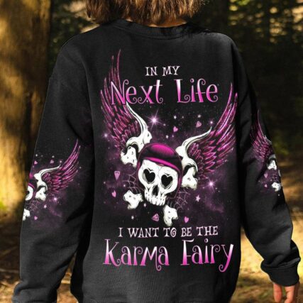 KARMA FAIRY SKULL WINGS BONES ALL OVER PRINT - TLNO2703231