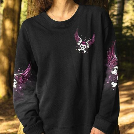 KARMA FAIRY SKULL WINGS BONES ALL OVER PRINT - TLNO2703231
