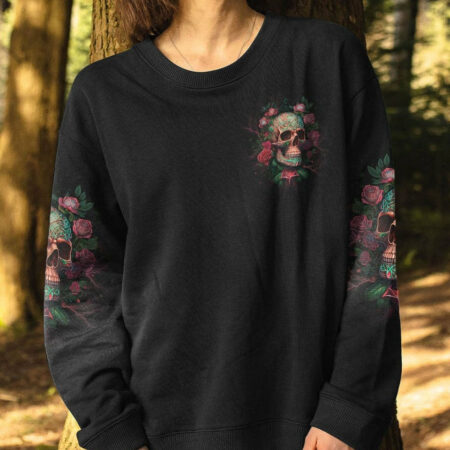 I AM THE STORM SKULL ROSE ALL OVER PRINT - YHDU1704231