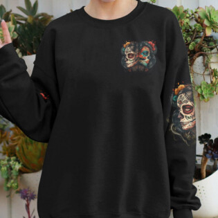 DON'T TRY TO FIGURE ME OUT SUGAR SKULL ALL OVER PRINT - TLNZ1004231