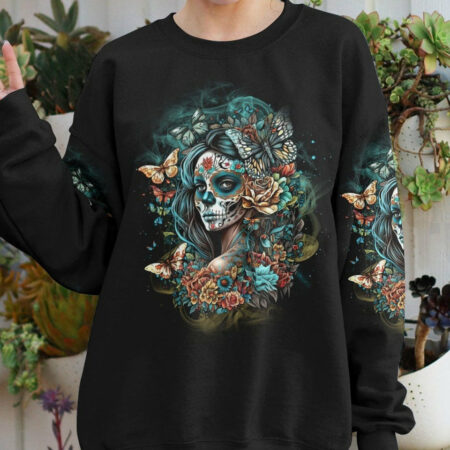 IF I WAS REALLY A B SUGAR SKULL GIRL ALL OVER PRINT - TLTR0704234