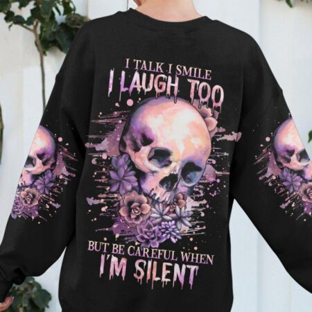 I TALK I SMILE I LAUGH SKULL ALL OVER PRINT - YHHG3003233