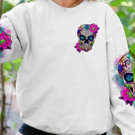 CAN YOU SEE THE F YOU SUGAR SKULL ALL OVER PRINT - TLTR2903234