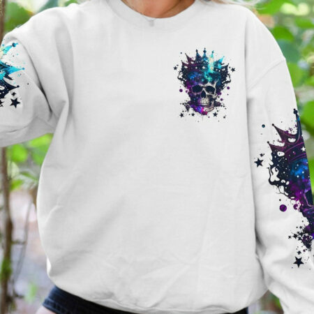 I'M THE F QUEEN GALAXY SKULL ALL OVER PRINT - TLTW1904231