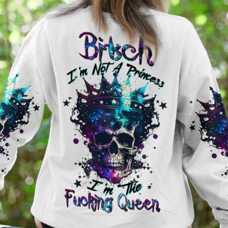 I'M THE F QUEEN GALAXY SKULL ALL OVER PRINT - TLTW1904231