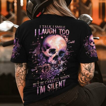 I TALK I SMILE I LAUGH SKULL ALL OVER PRINT - YHHG3003233