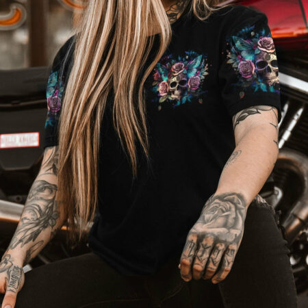 KARMA FAIRY SKULL ROSE ALL OVER PRINT - YHHG0604231