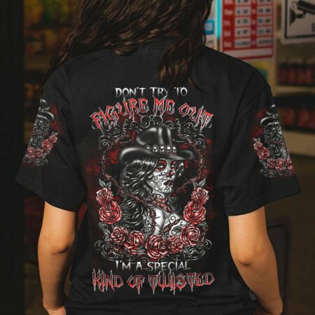 DON'T TRY TO FIGURE ME OUT SUGAR SKULL ALL OVER PRINT - TLTR0404232