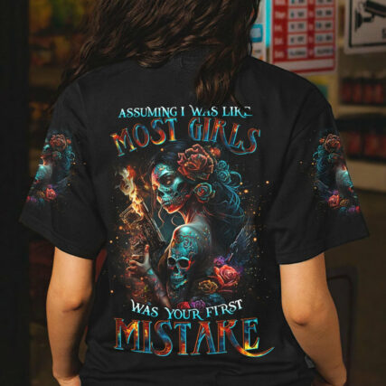 ASSUMING I WAS LIKE MOST GIRLS SUGAR SKULL G ALL OVER PRINT - TLTR0504231