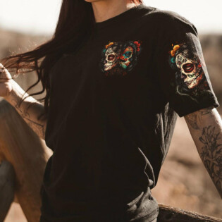 DON'T TRY TO FIGURE ME OUT SUGAR SKULL ALL OVER PRINT - TLNZ1004231