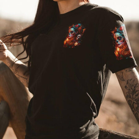 DON'T MESS WITH OLD PEOPLE SUGAR SKULL ALL OVER PRINT - TLTW1404231