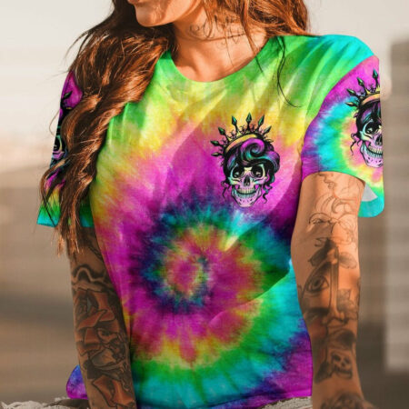I'M THE F QUEEN TIE DYE ALL OVER PRINT - TLTW1404234