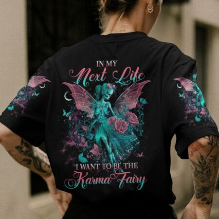 KARMA FAIRY SKULL SKELETON ROSE ALL OVER PRINT - YHHG2303233