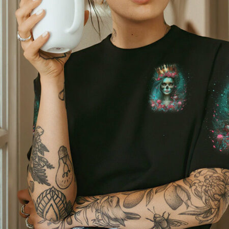 I'M THE F QUEEN SUGAR SKULL ALL OVER PRINT - YHDU1304231
