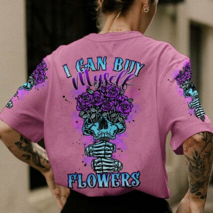 I CAN BUY MYSELF FLOWERS ROSE SKULL ALL OVER PRINT - TLTR2303232