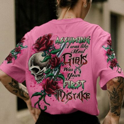 ASSUMING I WAS LIKE MOST GIRLS WINGS SKULL ALL OVER PRINT - TLNO2103232
