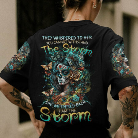 I AM THE STORM SUGAR SKULL GIRL ALL OVER PRINT - TLTR0604236