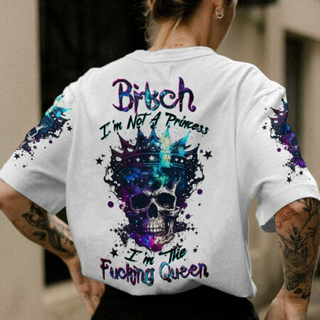 I'M THE F QUEEN GALAXY SKULL ALL OVER PRINT - TLTW1904231