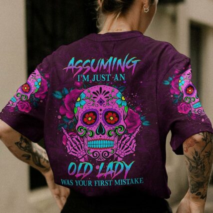 I'M JUST AN OLD LADY ALL OVER PRINT - YHHG2203231