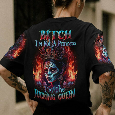 I'M THE F QUEEN SUGAR SKULL GIRL ALL OVER PRINT - TLTW1004236