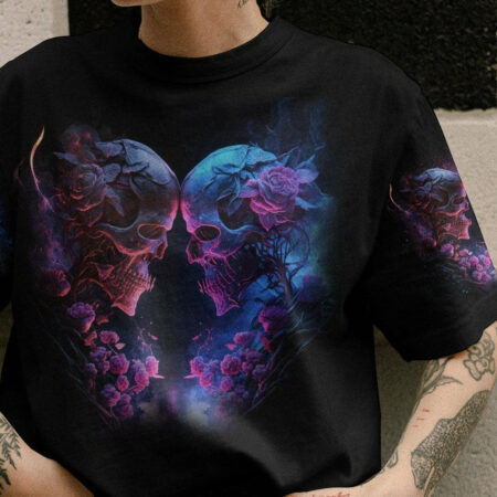 DON'T TRY TO FIGURE ME OUT SKELETON ROSE ALL OVER PRINT - TLNO1104232