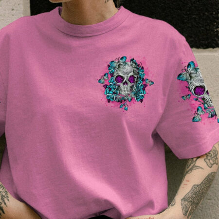 INKED MAMA TATTOOED SKULL ALL OVER PRINT - TLNO2104233